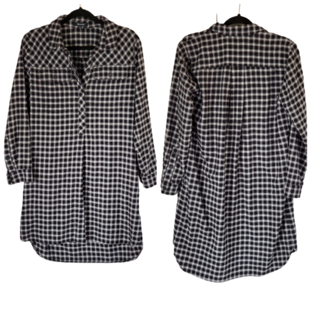 Madewell Daywalk‎ Shirtdress in Hillsdale Plaid. - Picture 4 of 11